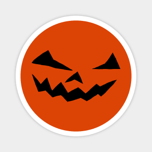 Halloween Pumpkin Face Magnet